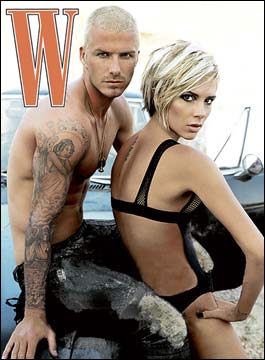 Raunchy ... this photo shoot got the Beckhams all hot and steamy